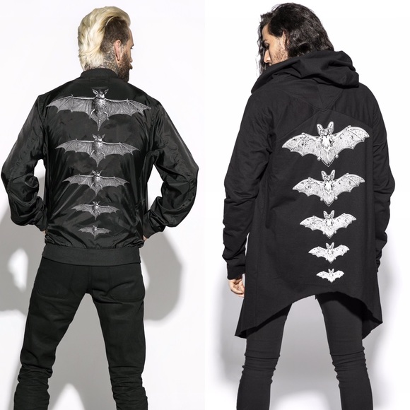 ISO Release the bats cardigan/bomber jacket M - Picture 1 of 1